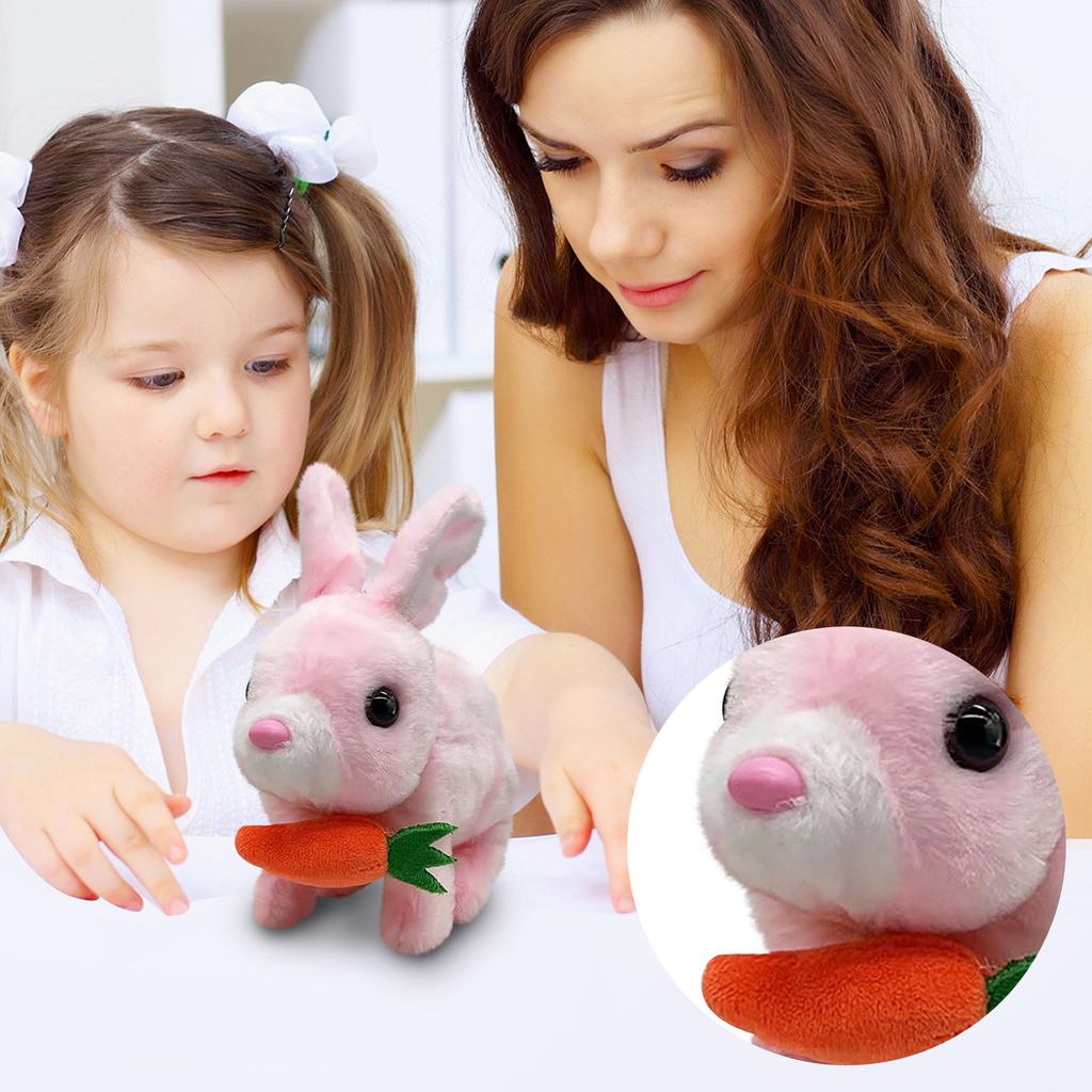 Simulation Pet Plush Electric Little Toy Can Jump And Call Children To Play House, Pet Electric Toy