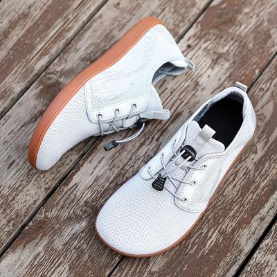 2024 Белые широкие босоножки на плоской подошве для женщин, женская обувь в минималистском стиле для активного отдыха, повседневная обувь для ходьбы, бега, упражнений