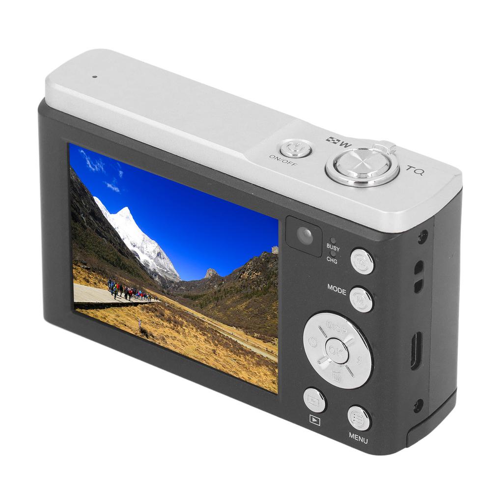 44MP Digital Camera 2.8in IPS Touch Screen 5K Dual Lens 5X Optical Zoom Autofocus Compact Portable
