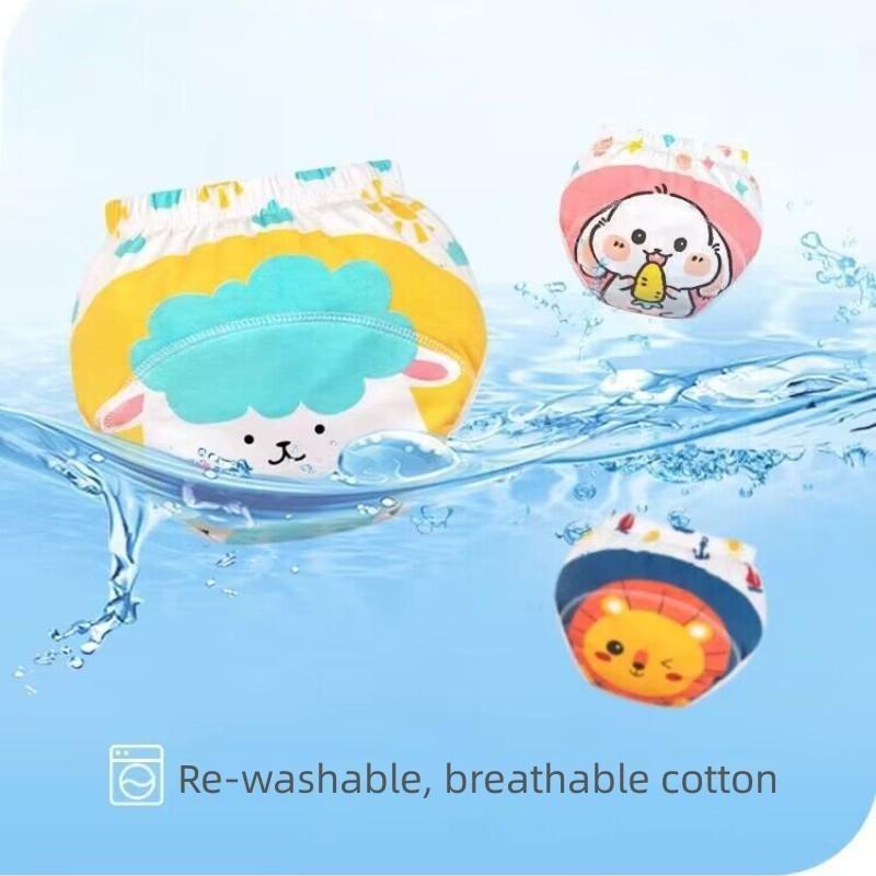 Детские карманные подгузники-вкладыши, стираемые трусики, подгузники, чехол, костюм для младенцев, 6 слоев