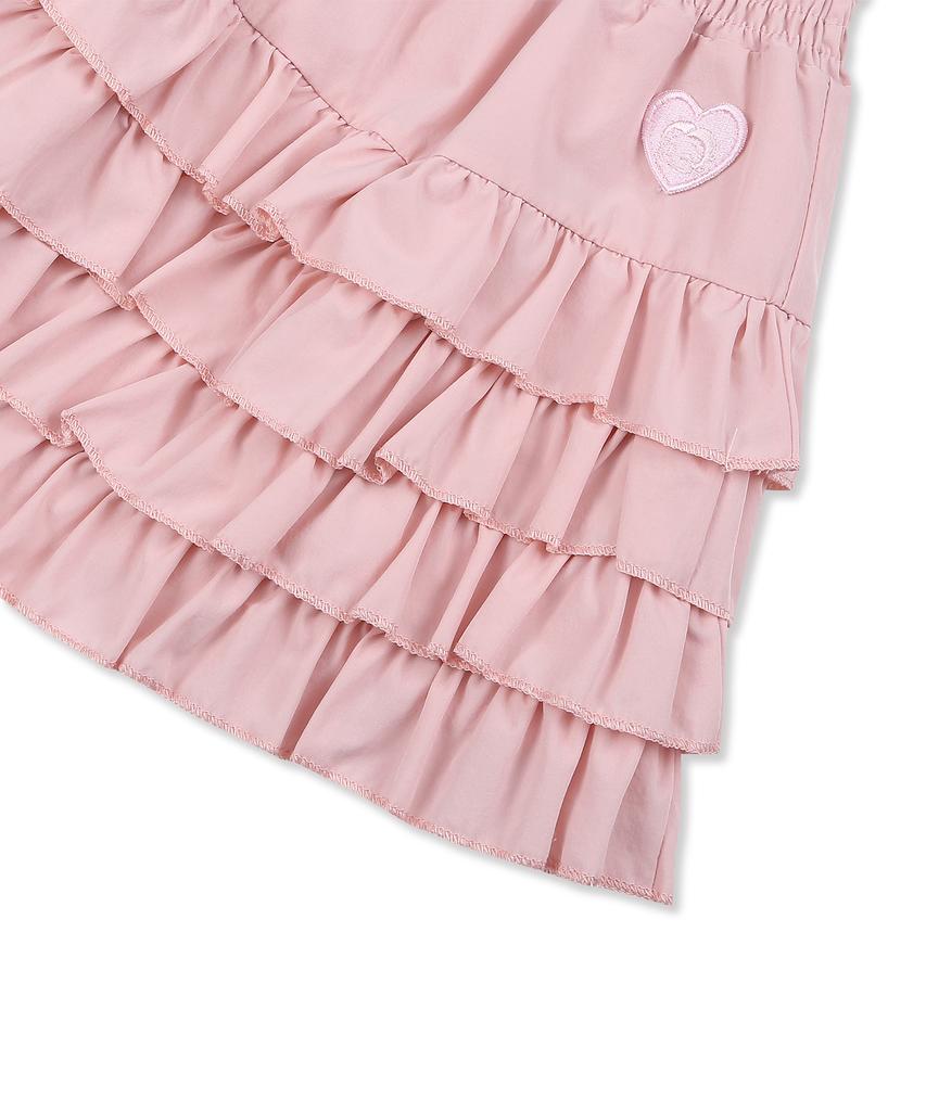 Canvas Betty Boop Frill Mini Tutu Skirt_Pink