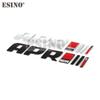 AAXT1 3D APR Logo Car Stickers Auto Badge Emblem Decal for APR Stage Logo For A4 A5 S4 S5 RS4 RS5 RS6 Q5 S5 Golf GTI R Scirocco R20