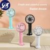 1 Set Cooling Battery Operated Fashion 600mAh 7 Blades Quiet Operation Desk Fan Small