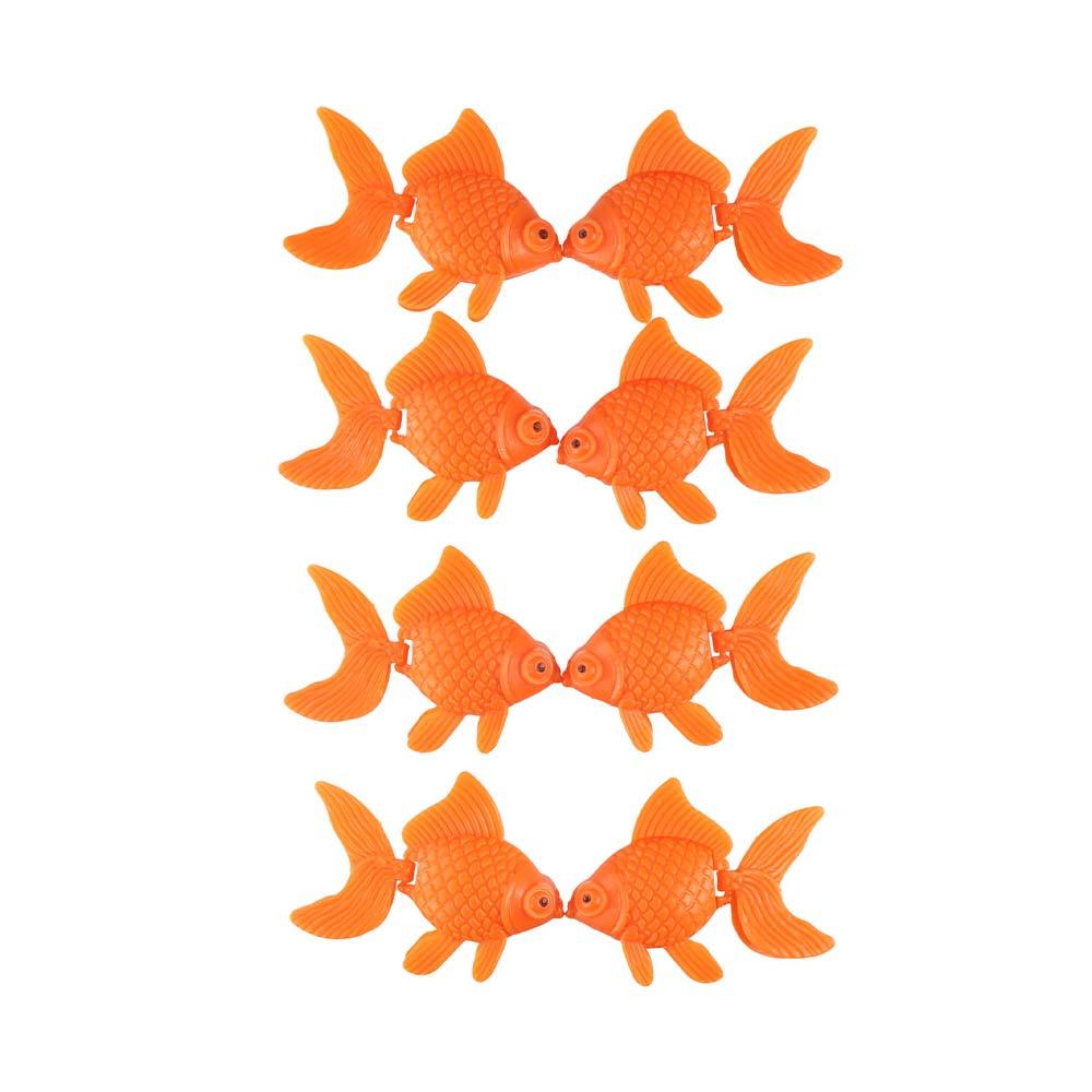 10pcs Lifelike Realistic Goldfish Simulation Moving Goldfish Artificial Fish Aquarium