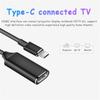 Usb 3.1 Type C в HDMI-совместимый преобразователь 4k Type C HDMI-совместимый адаптерный кабель, совместимый для