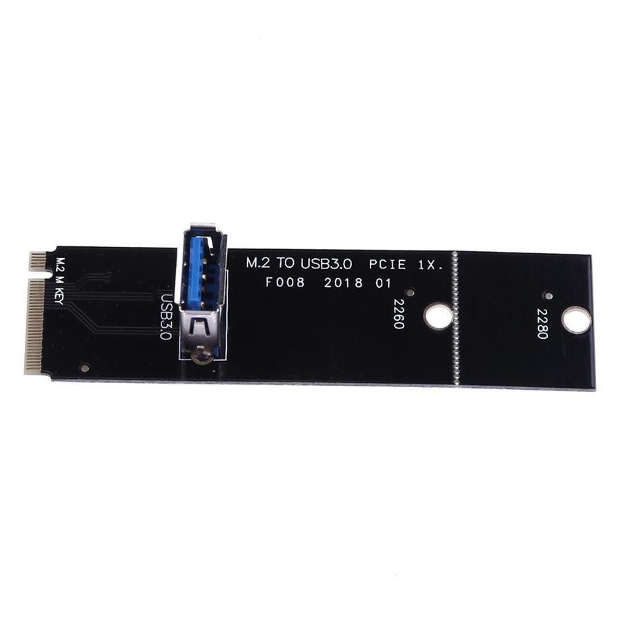 4x NGFF M.2 к USB 3.0 Переходник-райзер PCI-E для майнинг-машины
