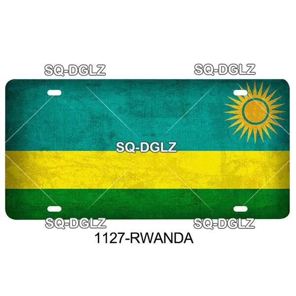 [SQ-DGLZ]P-S Country Flag 15x30cm Plate Metal Sign Vintage Tin Sign Wall Decor For Club Travel Poster Saudi Arabia/Russia