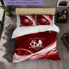 Sevilla FC Themed Bedding 3Pcs Duvet Cover Set Decorative Bed Linen For Teen Room Home Decoration