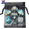 Кубики для игры DND Кубики для ролевых игр Кубики смешанных цветов Коллекция кубиков с мешочком 9 различных стилей Доступны для легких игрушек Игр DND RPG TRPG