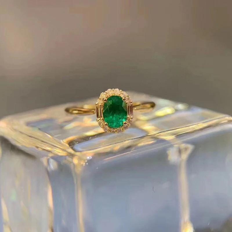 New In Inlaid Shiny Green Crystal Rings For Women Opening Adjustable Fashion Original Ring Exquisite Design Wedding Jewelry
