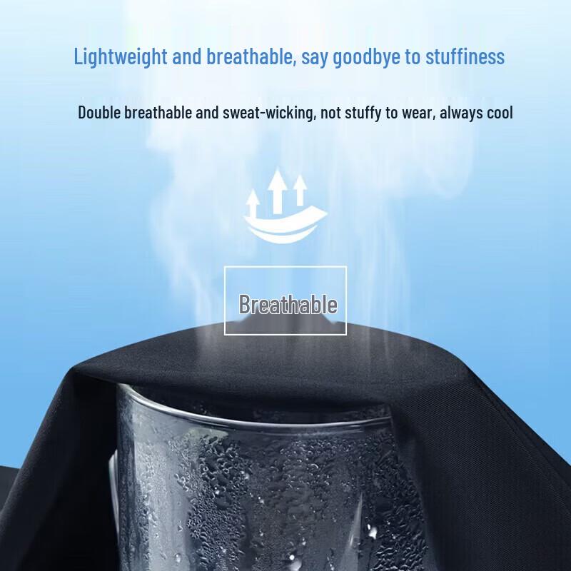 Huili Men's Ice Silk Quick-Dry Wide-Leg Pants