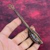 Schalenblende Pendant Copper Wire Wrapped Guitar Pendant Decent Gemstone Jewelry