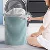 Foldable Laundry Basket Cotton and Linen Storage Bag New Storage Basket