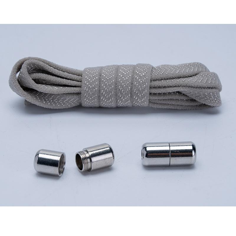 Шнурки без завязывания, Детская автоматическая пряжка для обуви, Без завязывания, Эластичная, Металлическая магнитная пряжка-капсула