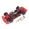 Carbon Fiber Body Chassis Frame Set 1:28 RC Model Vehicle Upgrade Parts Accessories Replacement for 284131 K969 K979 K989
