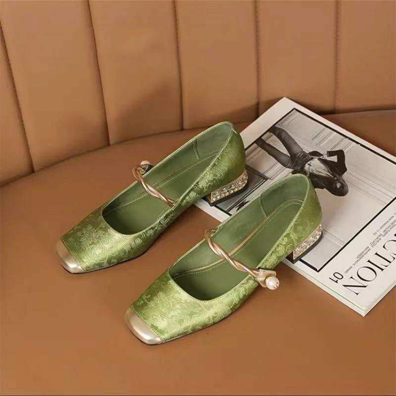 Women S Retro Versatile Mary Jane Shoes Lightweight Casual Shoes
