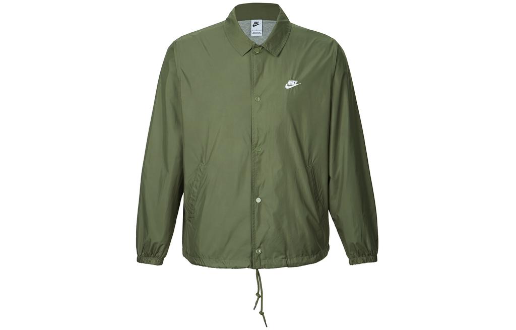 Nike Клубная спортивная одежда AS M NK COACHES JKT Куртки и пальто Мужская Зеленая FN3317-222