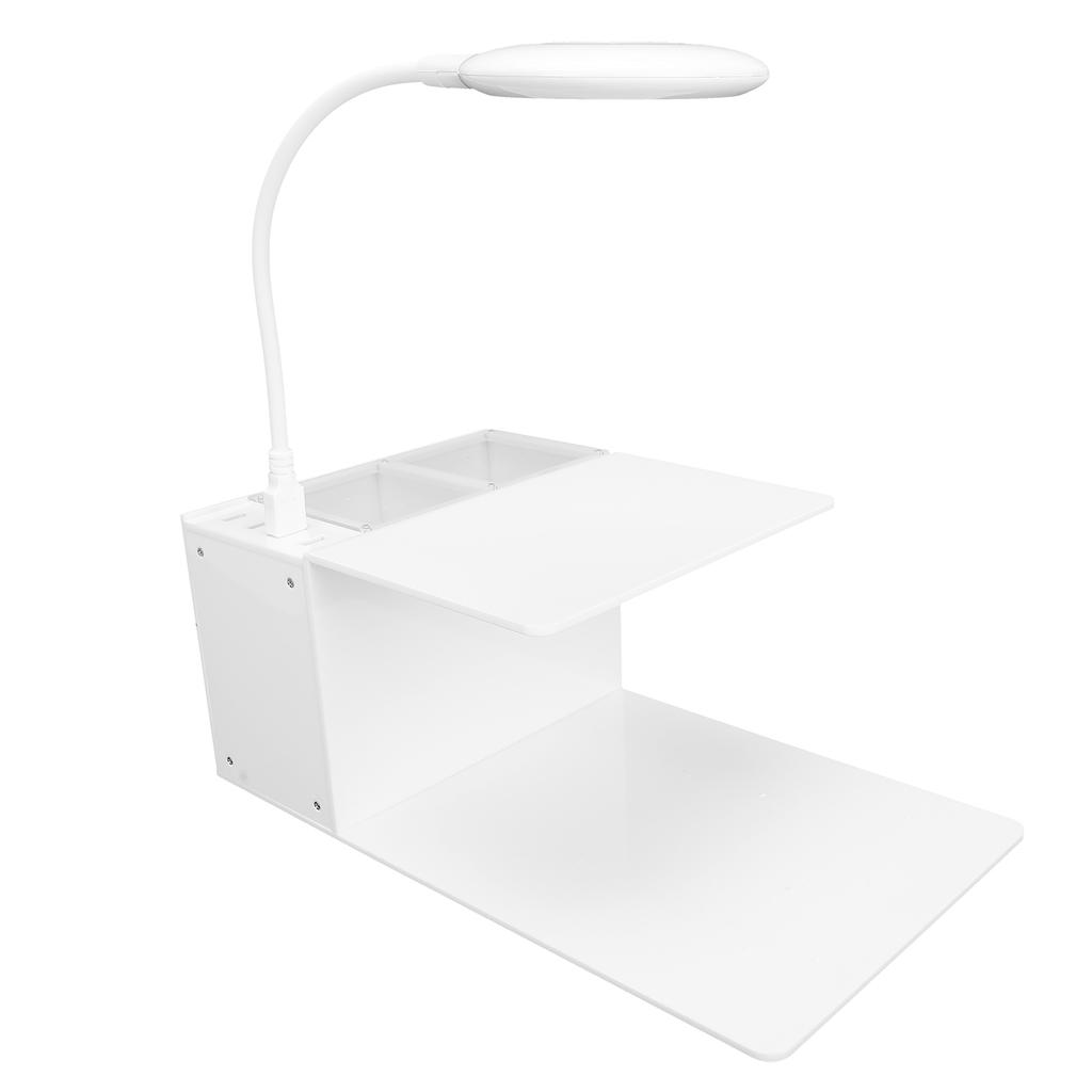 Eyelash Extension Makeup Tool Organizer Stand Blue Light Acrylic Shelf for Pillow LED Light