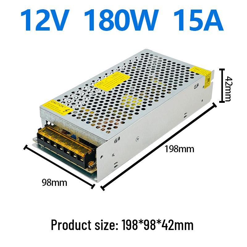 Импульсный источник питания 220 В на 24 В постоянного тока 15 А со светодиодным дисплеем, трансформатор 5 В/12 В