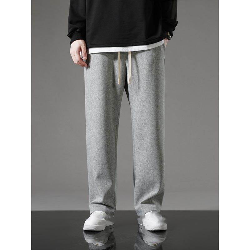 Men's Spring Summer Lightweight Straight Sweatpants Large Size Casual Pants