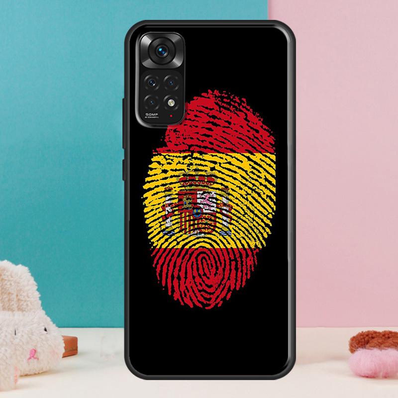 Чехол National Flag с отпечатком пальца для Xiaomi Redmi Note 13 Pro 14 12 11 9 10 9S 10S 11S 12S Redmi 14C 13C 10C 12C