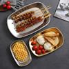 Portable Dessert Salad Plate Smooth Edge Food Serving Tray Picnic Dinner Plate  Outdoor Picnic
