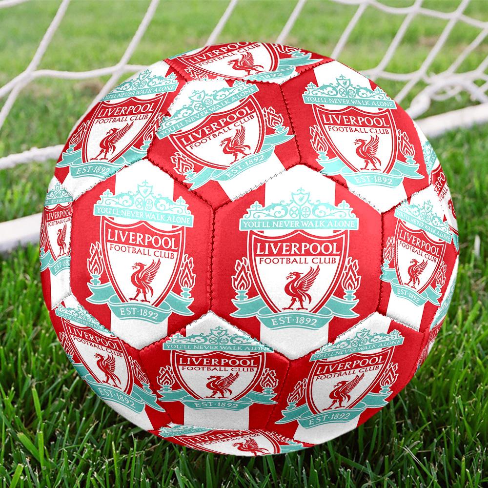 Футбольный мяч Liverpool F.C. Размер 5, Стандартный мяч для матчей, спортивных игр и тренировок команды, Идеальный подарок для фанатов футбола