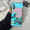 Ретро Кибер Статуя 'Большая волна' Чехол для Samsung Galaxy A54 A34 A14 A36 A56 A06 A13 A53 A32 A12 A22 A52 A35 A17 A16 A55 A15