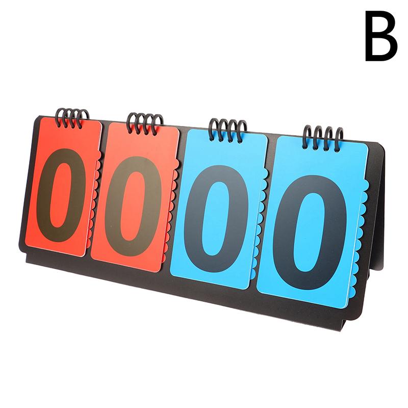 Спортивное табло Ручной счетчик очков Перекидные карточки для счета для тренеров по бейсболу, теннисного мяча, баскетболу, футболу, волейболу, спорту