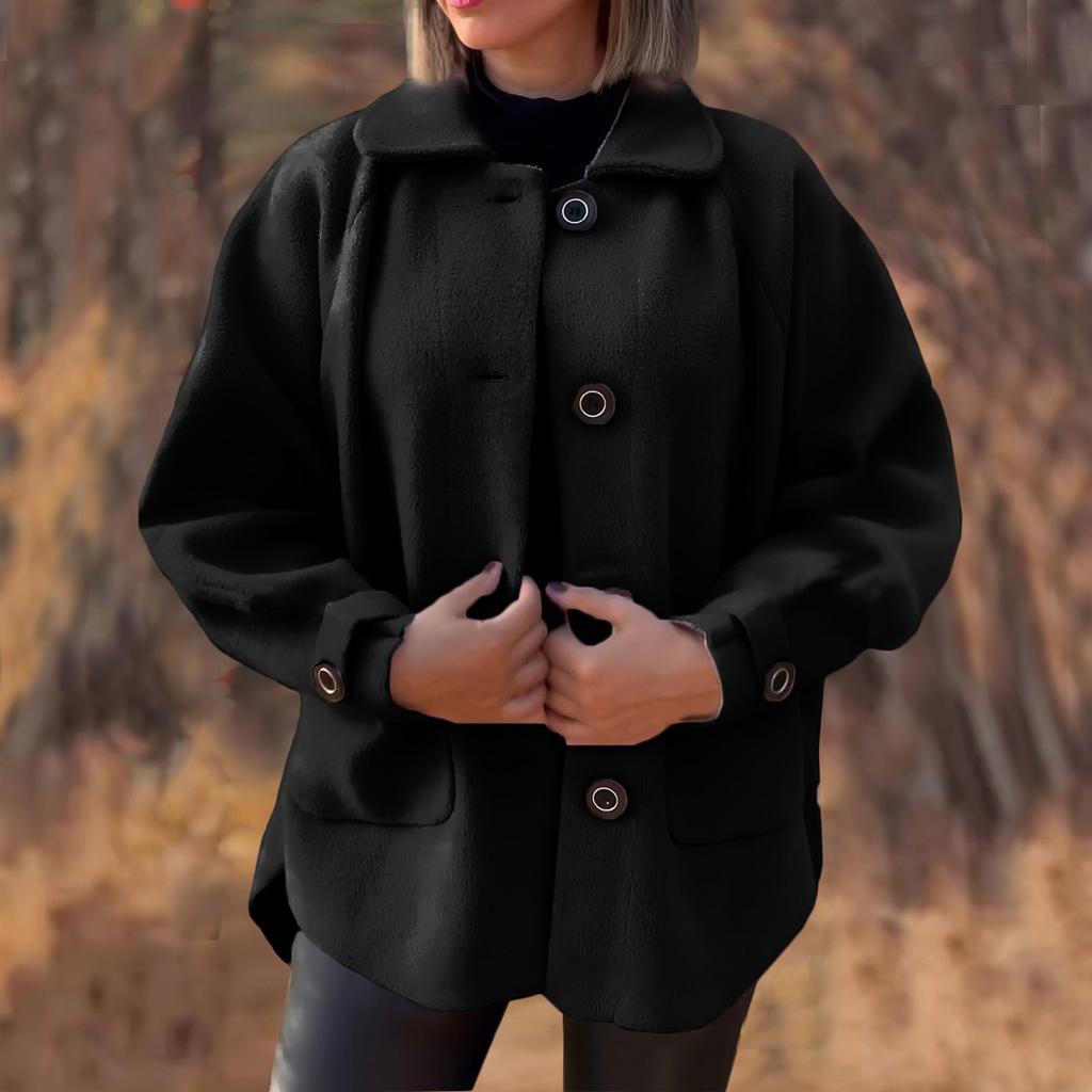 Женское длинное шерстяное женское пальто с завязками на талии и двойной пряжкой