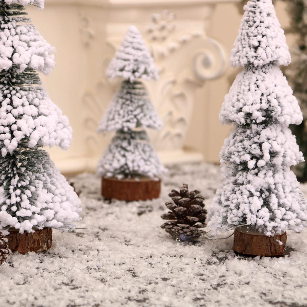 Рождественские украшения из снежной пудры Искусственный снежный порошок Сцена Макет рождественской атмосферы Акриловые снежные украшения