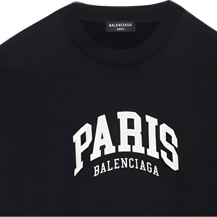 Balenciaga Толстовка унисекс черная 676629TLVL81070