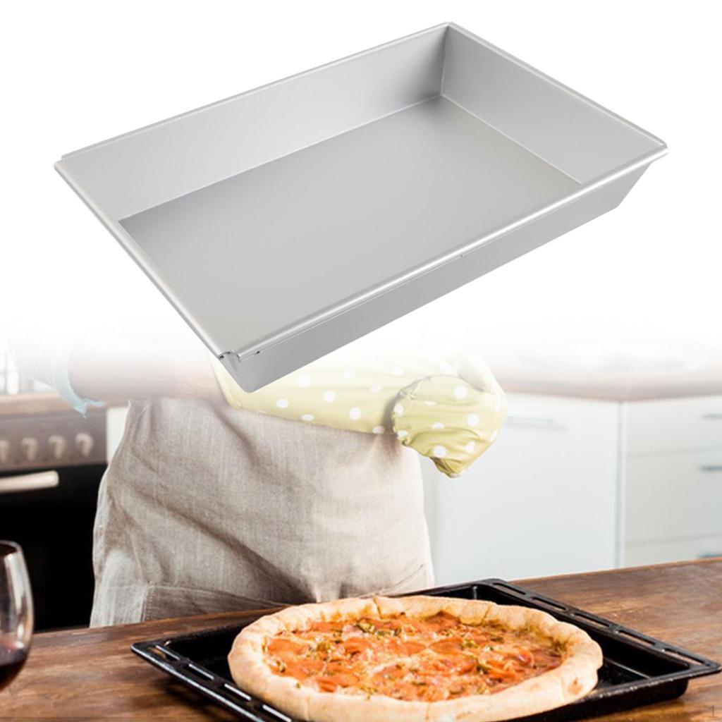 Detroit Styled Pizza Pan Bread Baking Sheet Nonstick Aluminum Alloy Kitchenware Bakeware Deep Dish