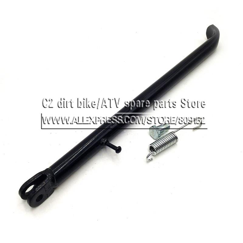 240MM - 420MM Dirt Pit Bike Sidestand with Spring Set 125cc 110cc 140cc for BSE Side Kick Stand for TTR 10 12 14 16 Inch