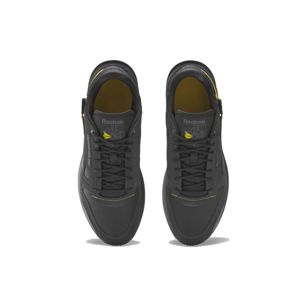 Reebok Classic Leather Winterized - Black Yellow Unisex Sneakers Pure-Grey-7 Core-Black Cold-Grey-6 100032804