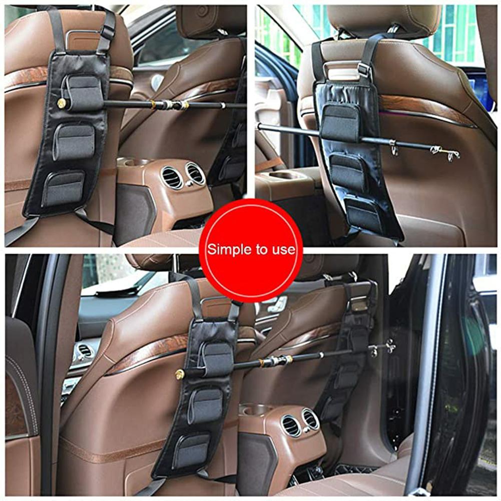 1PC/2PCS Fishing Rod Holder Inside Portable Universal Hold 3 Poles Vehicle Fishing Pole Carrier For Car Ship SUV Wagons
