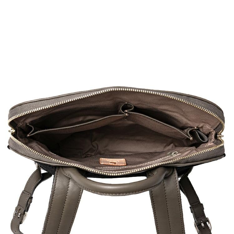 Tryon Official Baseball Glove Manufacturer: Thin-Depth Backpack, Genuine Leather, Men's Business Bag, Large Capacity, Fits A4, 13-Inch Computers,