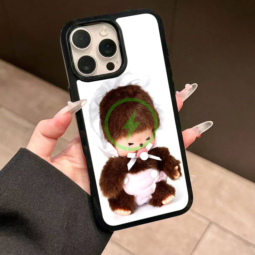 Cute M-monchhichis-s Magnetic Matte Phone Case For IPhone 16 17 15 14 13 12 11 For Magsafe Wireless Charge Cover