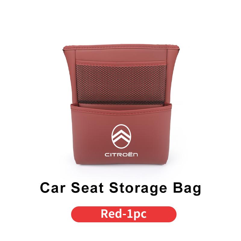 Car Seat Back Storage Bag Phone Pocket Cup Holder Auto Accessories For Citroen C4 C3 C5 C1 C2 VTS Berlingo Celysee Xsara Picasso