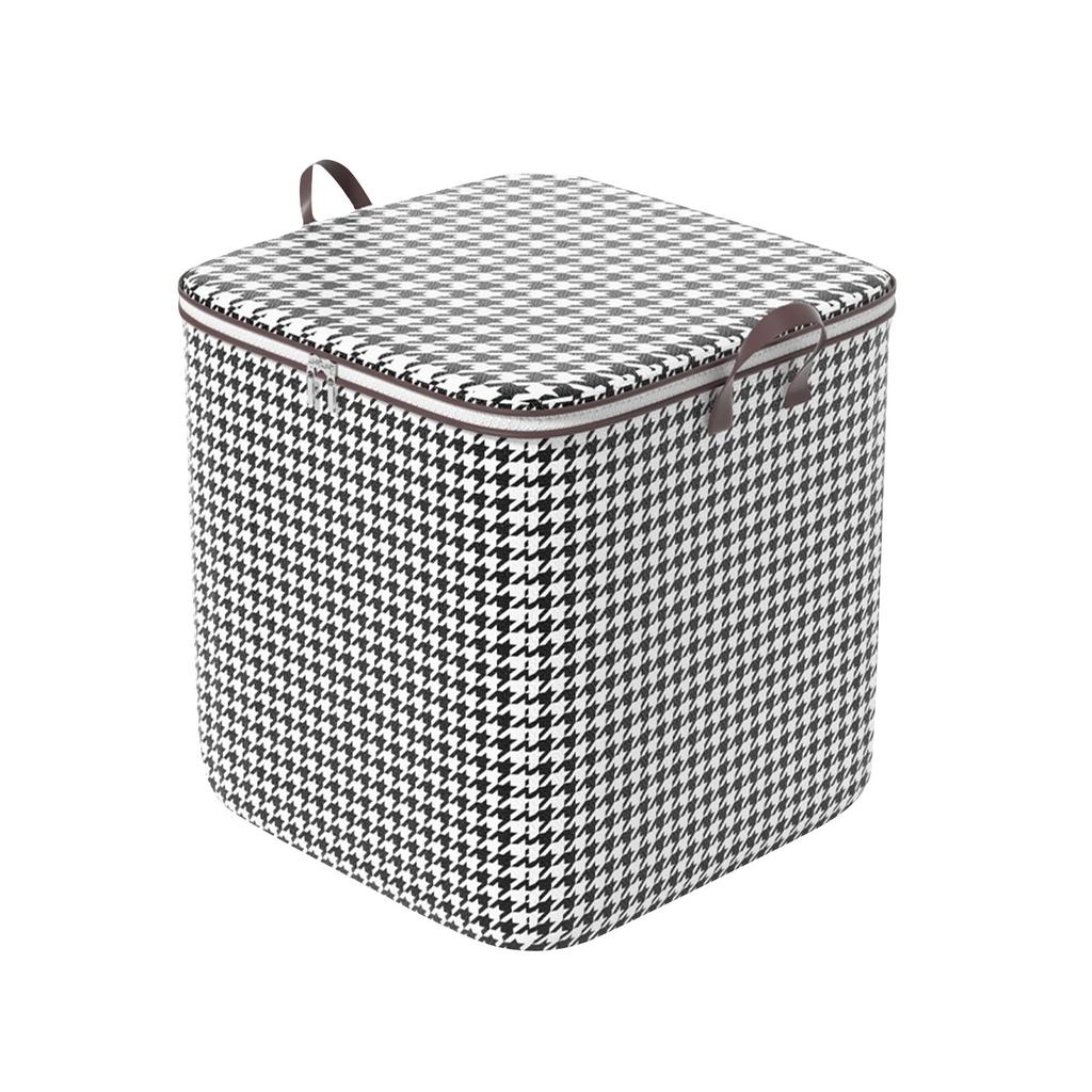 Zippered Non-Woven Fabric Storage Bag for Clothes Quilts Organizer Cotton Quilt Bag with Cover Wardrobe Storage Bag