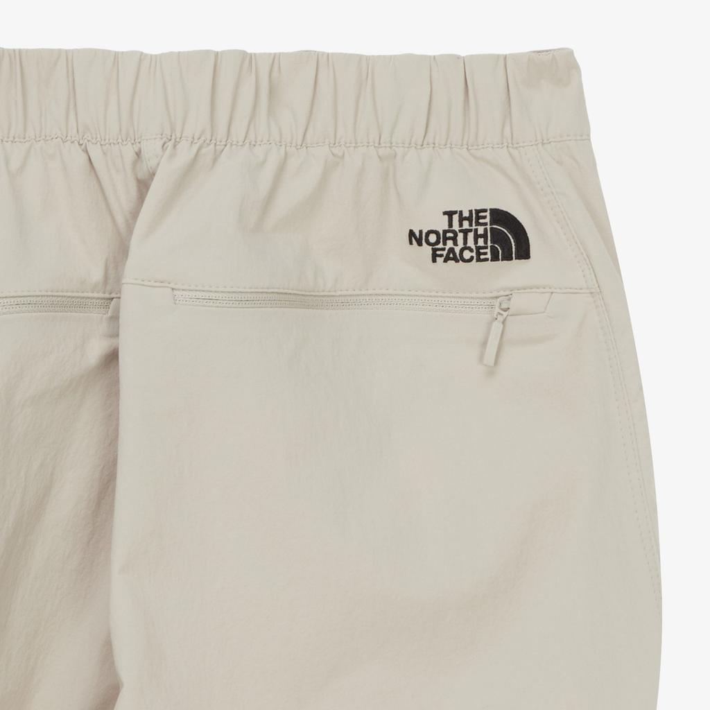 The North Face Повседневные брюки с принтом-логотипом на молнии, средней посадки, женские, цвет Белый-Песочный, NP6NR30B