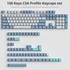 Shoko Double Shot PBT CSA 158 Клавиш Кастомные Клавиши для Механической Клавиатуры с Переключателями Cherry Gateron MX, Клавиши, Профиль, Набор, (Шоко Грин)
