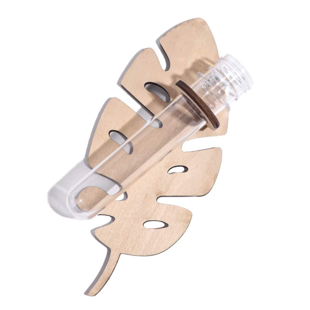 Plant Storage Rack Hydroponic Vase Leaf Shape Hanging Planter Wall Hanging Vase  Home/Office Decor