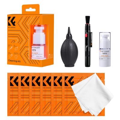 Концептуальный набор K&F Kit Blower, Cloth, для чистки камеры, очистки воздуха, чистки и 15 мл для камеры и совместимый с DSLR-камерой, для обслуживания и чистки