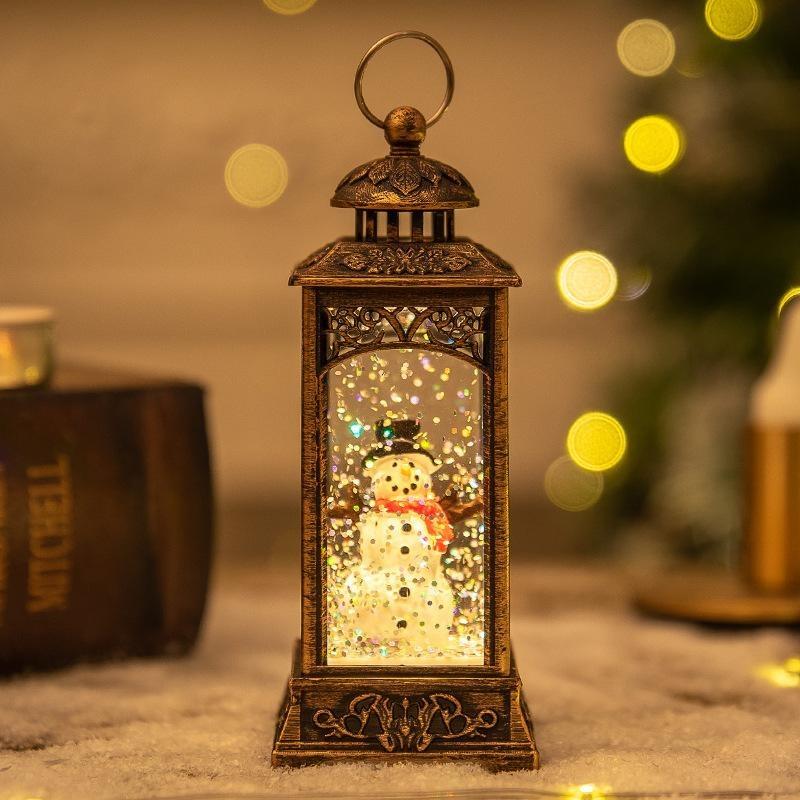 New Christmas Wind Lights Crystal Lights Father Christmas Lights Christmas Party Decoration Decorations Christmas Gifts Cartoon Father Christmas