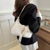 2024 New Fashionable French Style Simple Texture Atmosphere Bag For Women Street Trend Pu Shoulder Bag