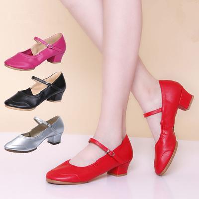 Большие размеры 34-42, 6 цветов, женская танцевальная обувь с мягкой подошвой, летние туфли для джазовых танцев на одной плоской подошве