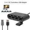 4-портовый игровой конвертер для контроллера GameCube GC USB-адаптер для Nintendo Switch NGC/Wii u/PC Star Fighting Поддержка дропшиппинга