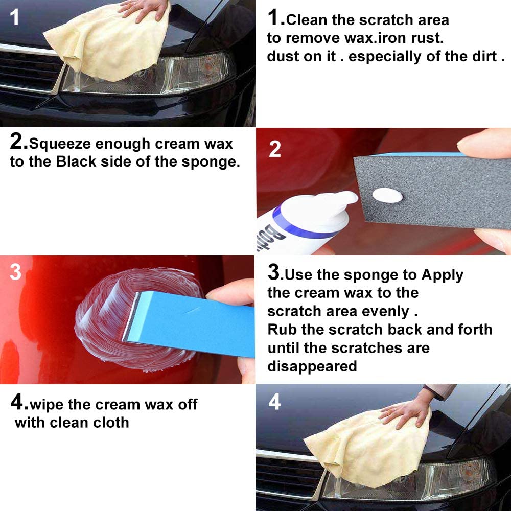 Набор для ремонта царапин автомобиля, паста-компаунд для кузова, набор для удаления царапин, полировальная паста, шлифовальная паста, очиститель краски, автоаксессуары для ремонта