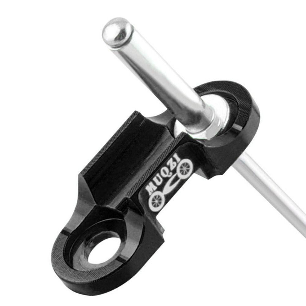 Aluminum Zinc Zinc Alloy Bicycle Brake Cable Guide Stable Pipe Buckle Base Line Pipe Buckle Folding Bike